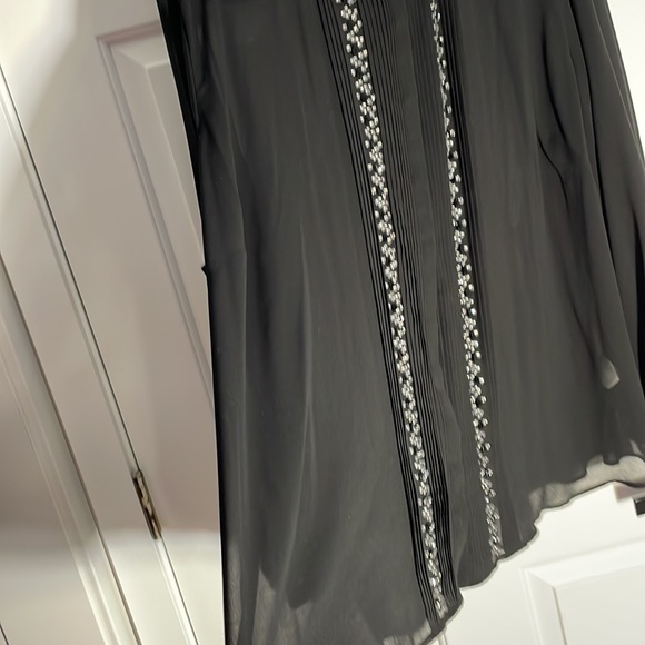 Fancy blouses with crystal handmade decor. 100% polyester - Picture 6 of 11